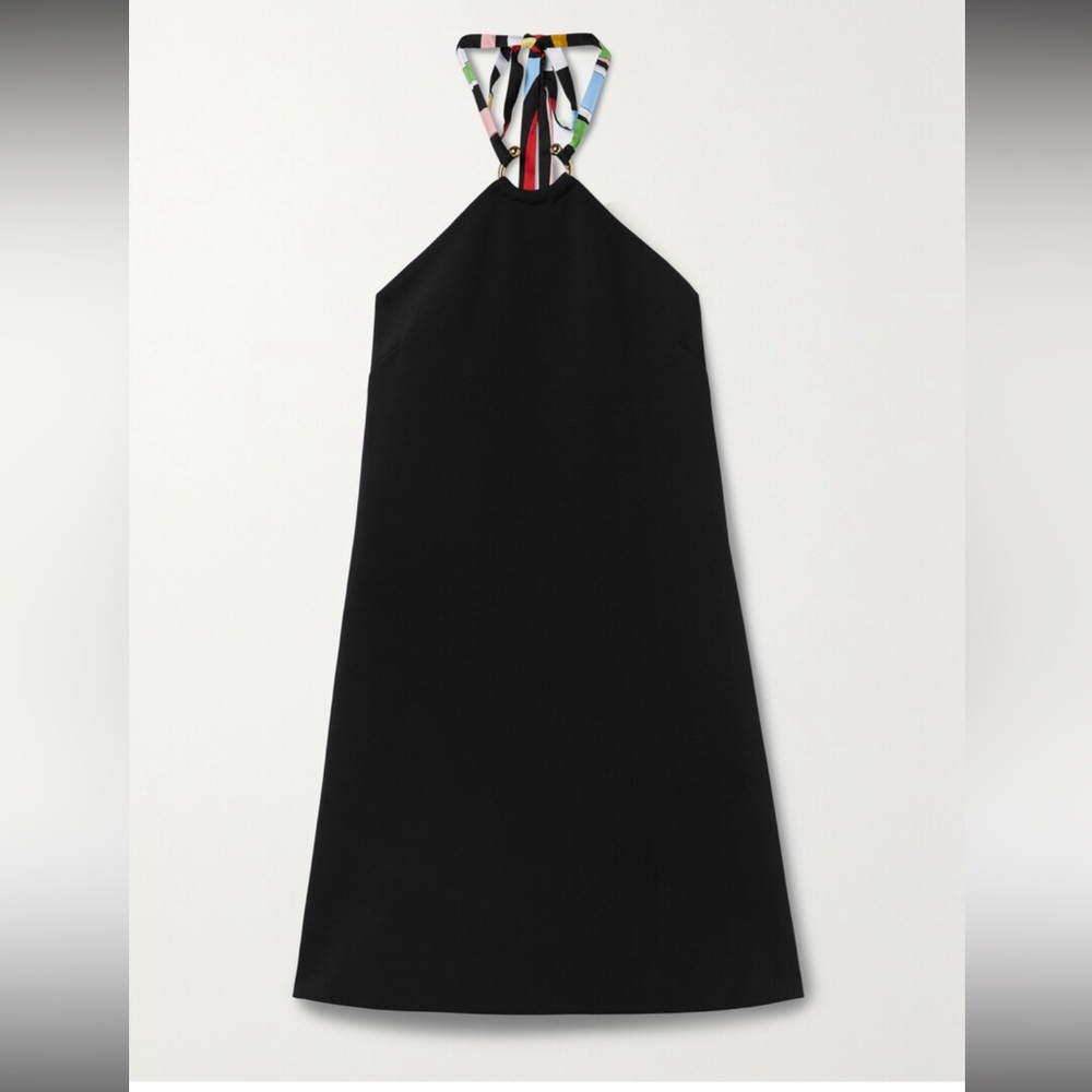Pucci Crepe Halter Mini Dress